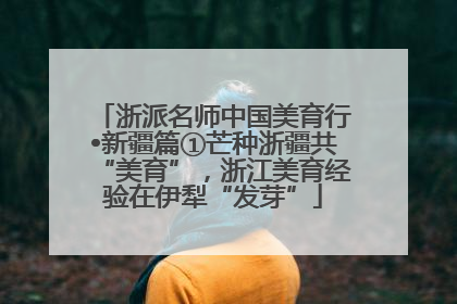 浙派名师中国美育行•新疆篇①芒种浙疆共“美育”，浙江美育经验在伊犁“发芽”