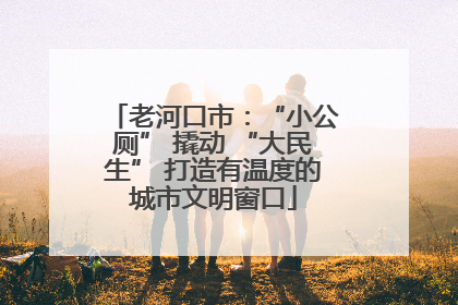 老河口市：“小公厕” 撬动 “大民生” 打造有温度的城市文明窗口