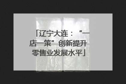 辽宁大连：“一店一策”创新提升零售业发展水平