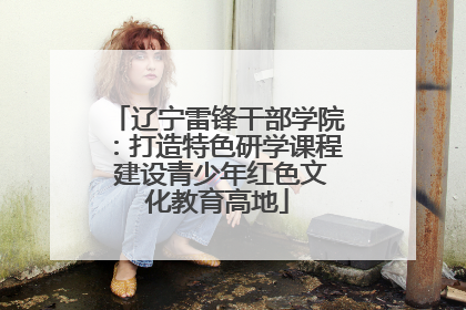 辽宁雷锋干部学院：打造特色研学课程 建设青少年红色文化教育高地