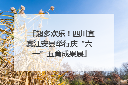 超多欢乐！四川宜宾江安县举行庆“六一”五育成果展