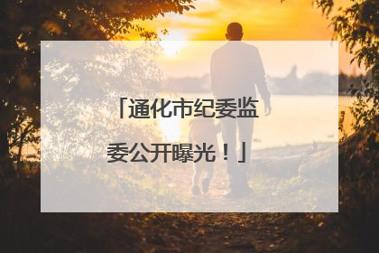 通化市纪委监委公开曝光！