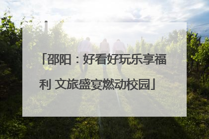 邵阳：好看好玩乐享福利 文旅盛宴燃动校园