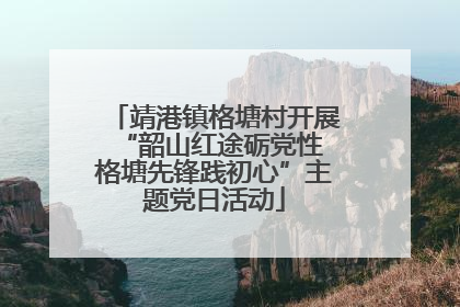靖港镇格塘村开展“韶山红途砺党性 格塘先锋践初心”主题党日活动