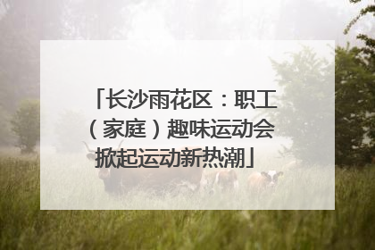 长沙雨花区：职工（家庭）趣味运动会掀起运动新热潮