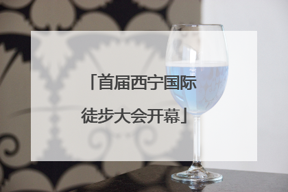 首届西宁国际徒步大会开幕