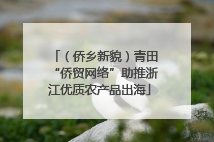 （侨乡新貌）青田“侨贸网络”助推浙江优质农产品出海