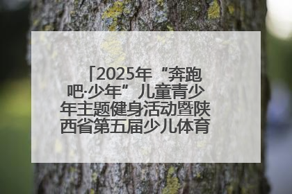 2025年“奔跑吧·少年”儿童青少年主题健身活动暨陕西省第五届少儿体育嘉年华活动启动
