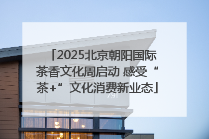 2025北京朝阳国际茶香文化周启动 感受“茶+”文化消费新业态