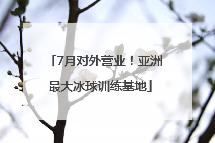 7月对外营业！亚洲最大冰球训练基地