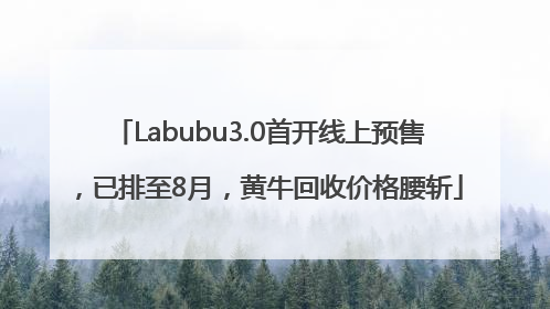 Labubu3.0首开线上预售，已排至8月，黄牛回收价格腰斩