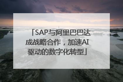 SAP与阿里巴巴达成战略合作，加速AI驱动的数字化转型